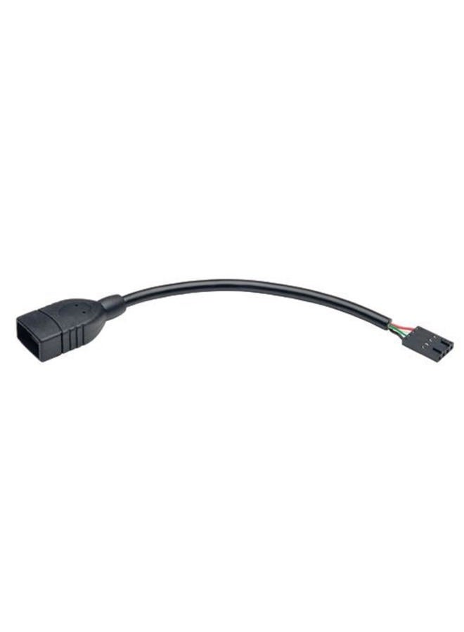 TRIPP LITE USB 2.0 to USB Motherboard 4-Pin IDC Header Cable 6-Inch (U024-06N-IDC) - Image 1