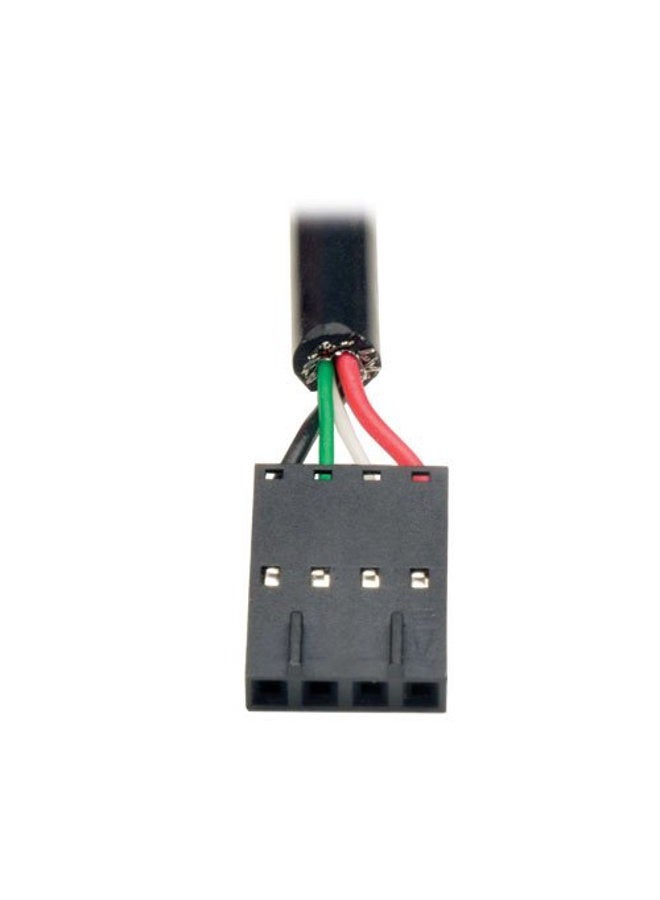 TRIPP LITE USB 2.0 to USB Motherboard 4-Pin IDC Header Cable 6-Inch (U024-06N-IDC) - Image 2