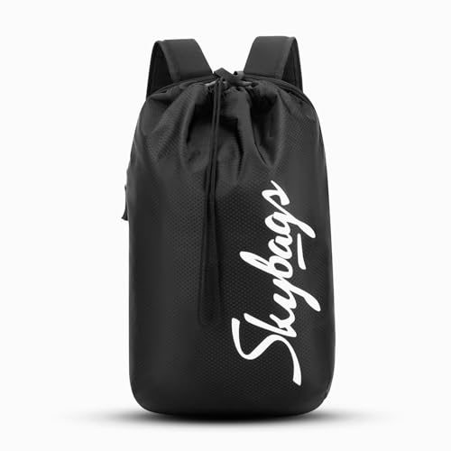 Skybags String 15L Casual Daypack Backpack with Drawstring Compartment - Black - Image 1