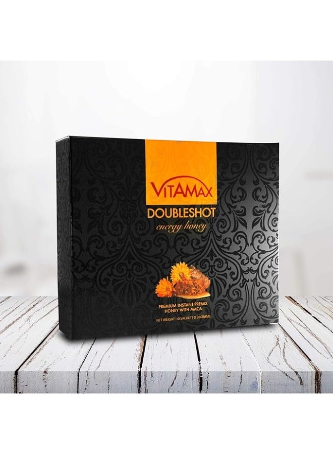 Vitamax Doubleshot Honey with Maca 10 Sachet 20 Grams - Vip - Image 1