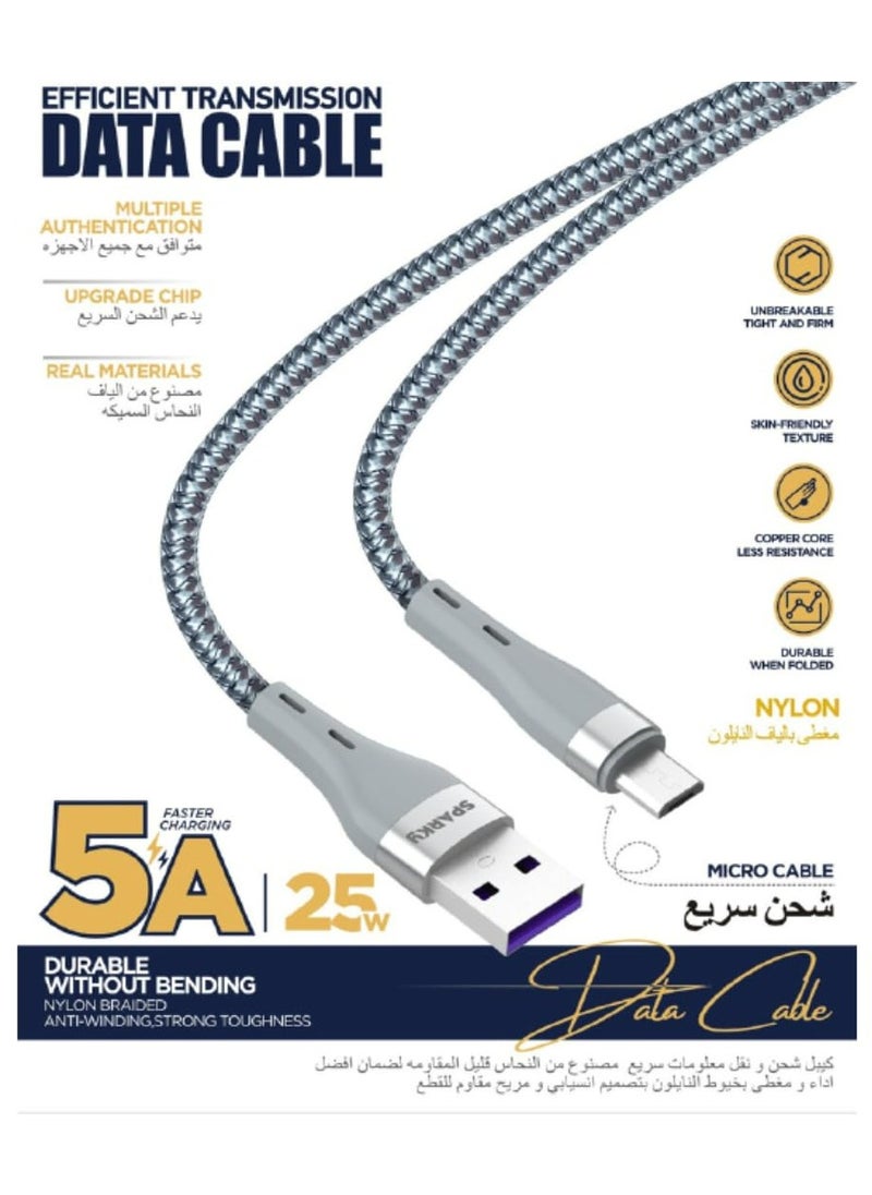 Sparky - Original Micro USB Cable for Samsung, Huawei, Oppo, Xiaomi and Android Mobile Devices - Image 1