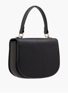 Flora Bella By Shoexpress Women Textured Satchel Bag with Button Closure and Adjustable Strap Ramadan Collection  - Image 4