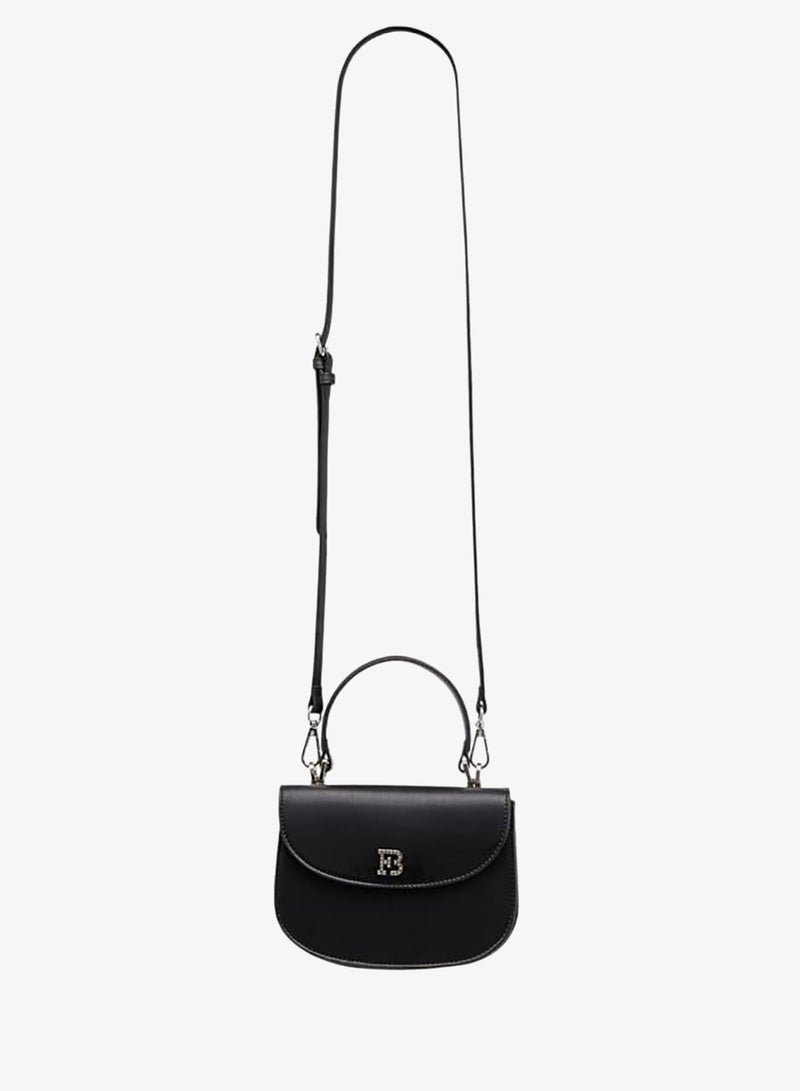 Flora Bella By Shoexpress Women Textured Satchel Bag with Button Closure and Adjustable Strap - Image 2