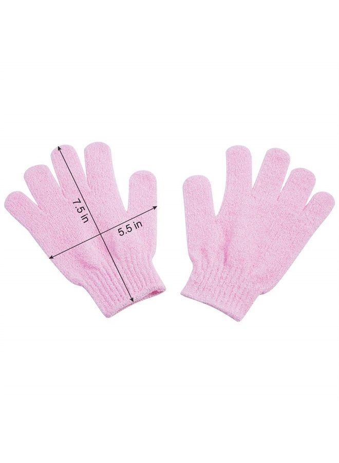 CVNDKN 10 Pairs Exfoliating Gloves,Made of 100% Nylon,10 Colors Double Sided Exfoliating Gloves for Beauty Spa Massage Skin Shower Body Scrubber Bathing Accessories. - Image 2
