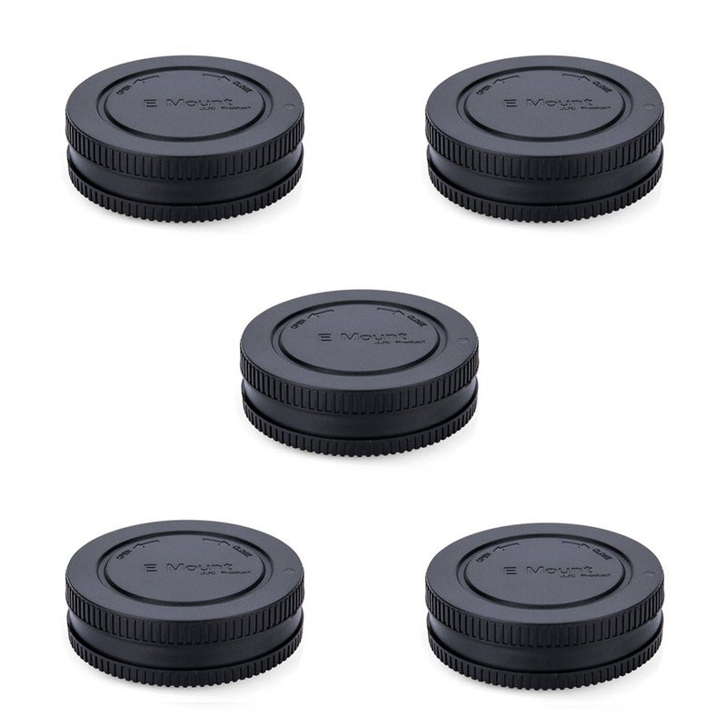 JJC Camera Rear Lens Cap Body Cap Cover for Sony E Mount A1 A7C A7R IV III A7 III II A7S III II A6600 A6500 A6400 A6300 A6100 A6000 Replace Sony ALCB1EM 5 Packs - Image 2