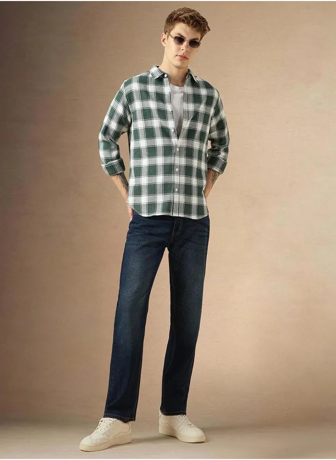 Dennis Lingo Checked Long Sleeves Casual Shirt by Styli