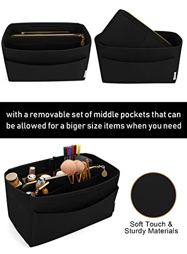 LEXSION Felt Insert Bag Organizer Bag In Bag For Handbag Purse Organizer Fits Speedy Neverful - Image 4