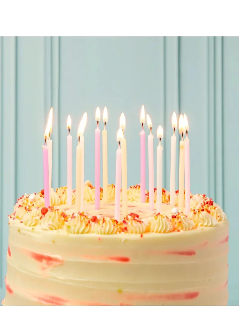 Talking Tables Pastel Candles, 10Cm, (16Pk)
