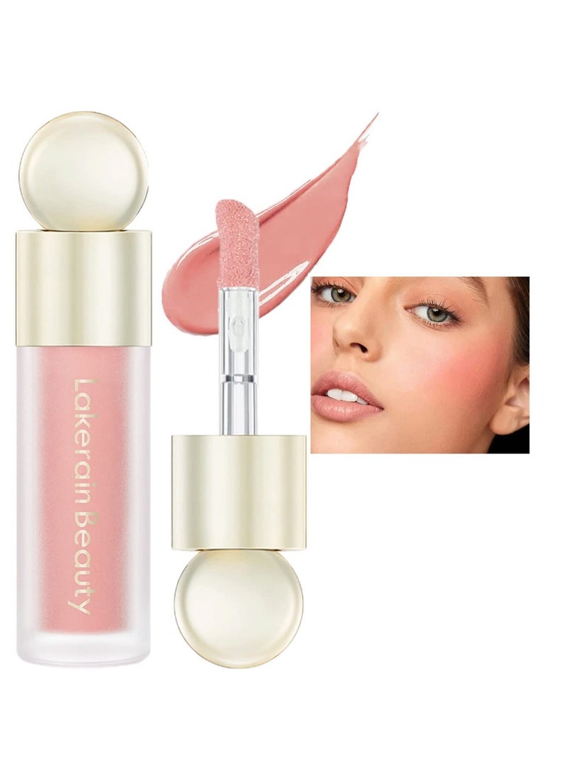 Liquid Blush for Cheeks Soft Cream Blush Makeup Lightweight Breathable Feel Natural Looking Silky Smooth Creamy Formula Waterproof Long-wearing Blends Perfectly onto Skin - Image 1