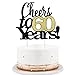 LVEUD Black Font Golden Numbers Cheers to 60 Years Happy Birthday Cake Topper WeddingAnniversaryBirthday Party Decorations 60th - Image 3