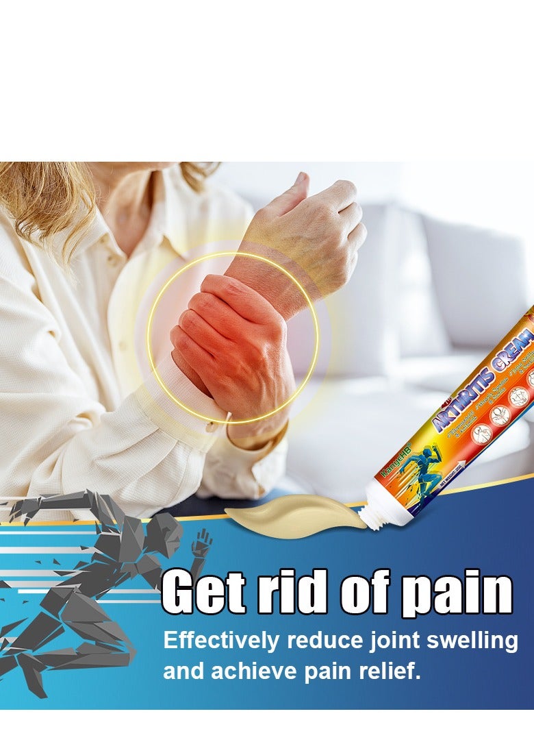 KanyeHB Extra Strength Joint Relief Cream, Turmeric Cream, Deep Penetrating and Fast Acting Topical Liniment for Muscle, Back, Arthritis and Joint Pain, Knee Relief Cream, Back Massage Cream(2Pcs) - Image 5