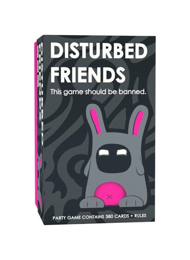 لعبة بطاقات الحفلات للبالغين Disturbed Friends - إصدار "هذه اللعبة يجب أن تُحظر" - Image 1