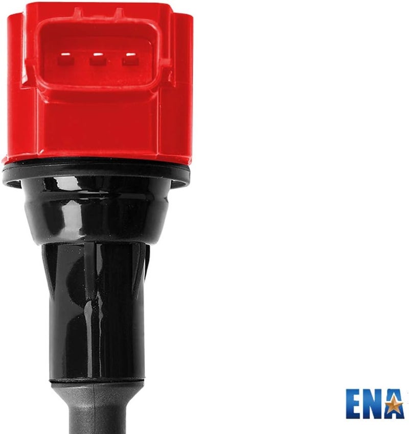 ENA Set of 4 Red Ignition Coil Pack for Nissan Sentra, Altima, X-Trail 2.5L L4 - Image 4