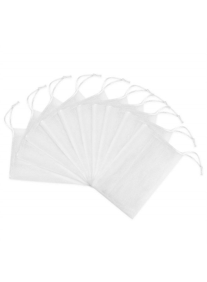 Frcolor 10 PCS Exfoliating Mesh Soap Saver Pouch Bag Sack Sponge…  - Image 1