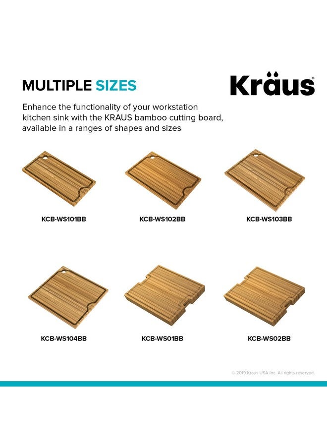Kraus لوح تقطيع كراوس KCB-WS103BB كور، 16.75 × 12 بوصة - Image 4