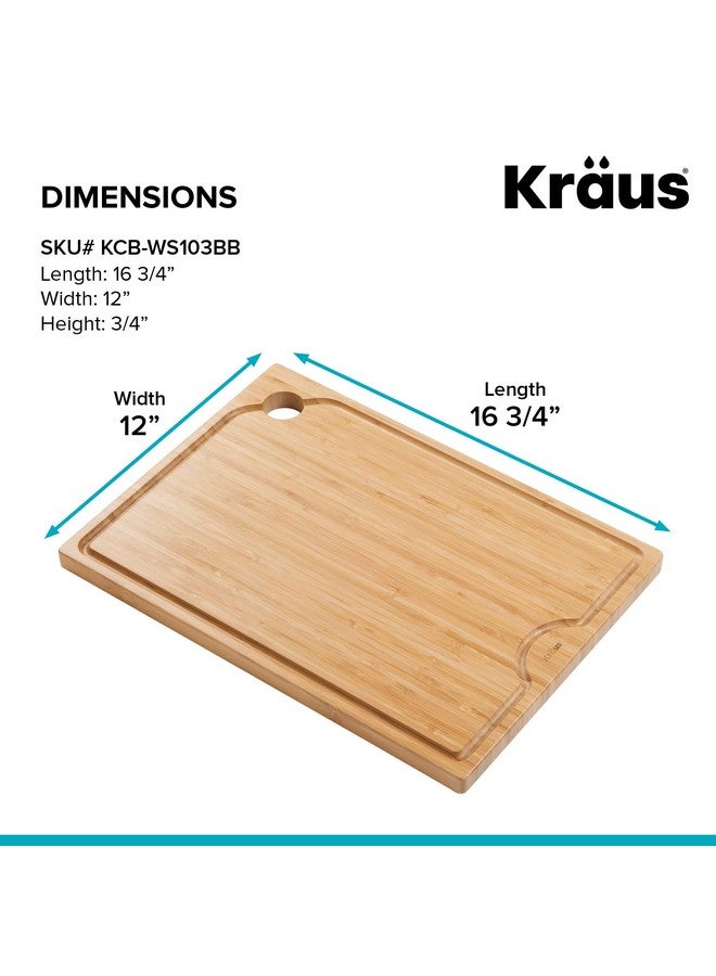 Kraus لوح تقطيع كراوس KCB-WS103BB كور، 16.75 × 12 بوصة - Image 5