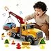 SMILESSKIDDO Toddler Boy Toys for 3 4 5 6 Year Old 112 Large Friction Powered Tow Truck with Light Sound Sports Car Road Signs Birthday Gifts for Kids Toddlers Gifts - Image 2