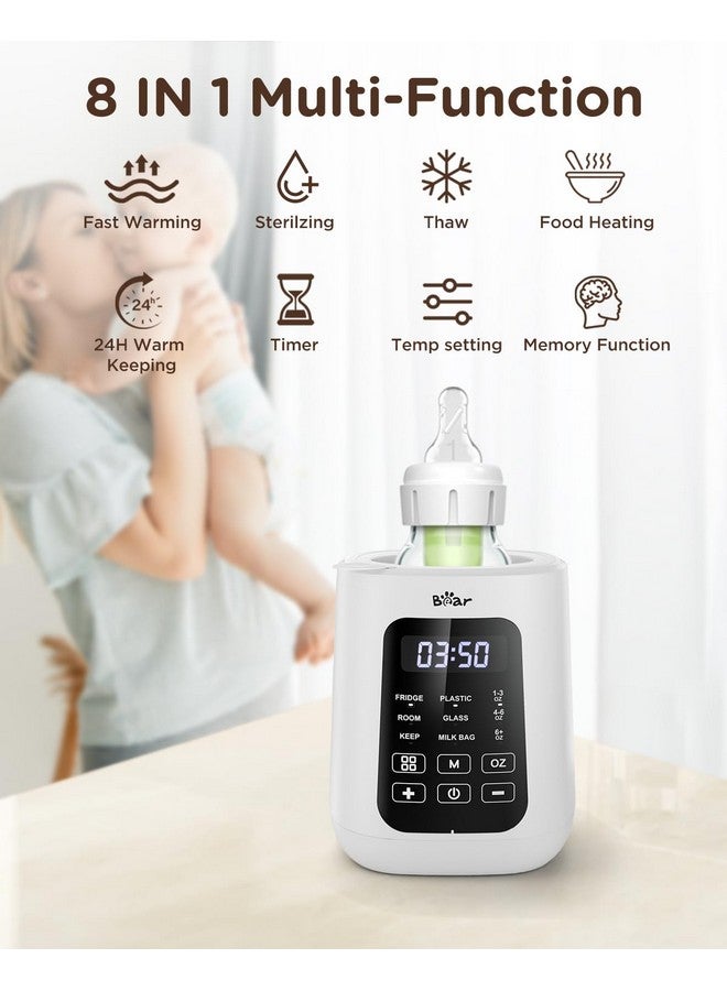 Bear Baby Bottle Warmer, Milk Warmer Breastmilk Bag Formula Fast Warming for New Born Baby Bottles, 6 Oz with Time Temp Control Automatic Shut Off at Home Use - Image 1