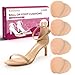 Bukihome Ball of Foot Cushion Pads for Women Bukihome 4Pair Metatarsal Pads Prevent and Alleviate BallofFoot Pain NonSlip Prevent Sliding Forward Forefoot Cushions for High Heels Sandals Khaki - Image 1
