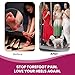 Bukihome Ball of Foot Cushion Pads for Women Bukihome 4Pair Metatarsal Pads Prevent and Alleviate BallofFoot Pain NonSlip Prevent Sliding Forward Forefoot Cushions for High Heels Sandals Khaki - Image 4