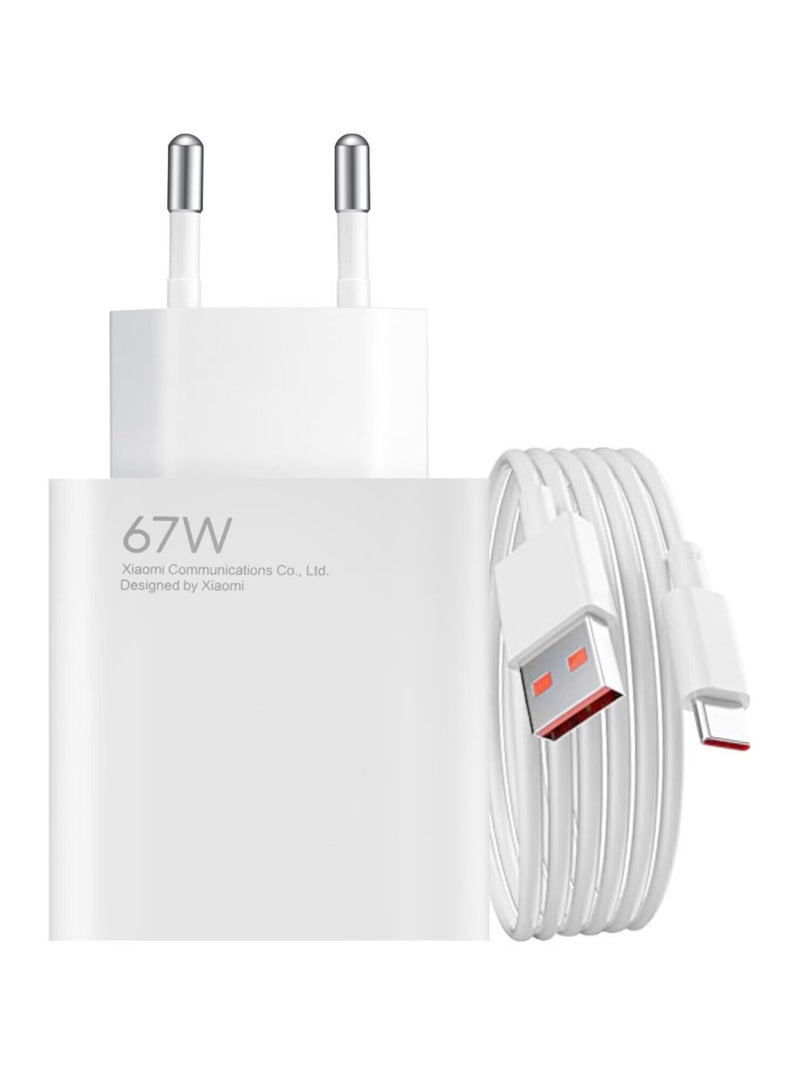 MUNTAQI Original Xiaomi 67W USB Wall Charger – Includes USB to USB-C Cable, Fast Charging for Phones, Tablets & More - Image 2
