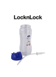 LOCK & LOCK LocknLock Sports Water Bottle Tritan 500ml with Straw ABF710T-N - BPA-Free, Durable, Stain and Odor-Resistant, Shock-Resistant  - Image 3