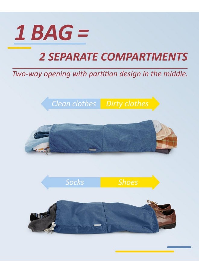 BAGSMART BAGSMART 6 Set Compression Packing Cubes for Travel, Lightweight Vacation Travel Essentials for Men, Travel Accessories for Suitcase Organizer Bags Set, Durable Luggage Organizer Travel Bags  - Image 4