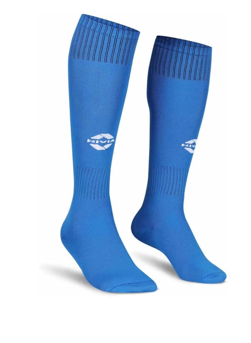 Nivia Plain Encounter Football Socks / Stockings | Large | Unisex | Knee Length long Stockings | For Football Soccer & other Sports  - Image 1