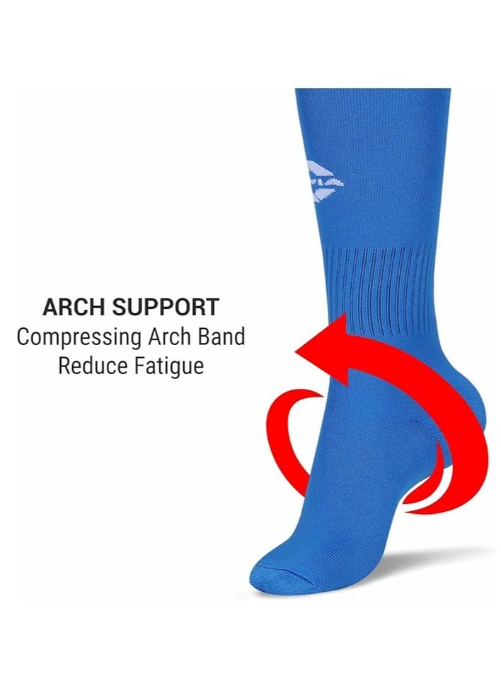 Nivia Plain Encounter Football Socks / Stockings | Large | Unisex | Knee Length long Stockings | For Football Soccer & other Sports  - Image 3