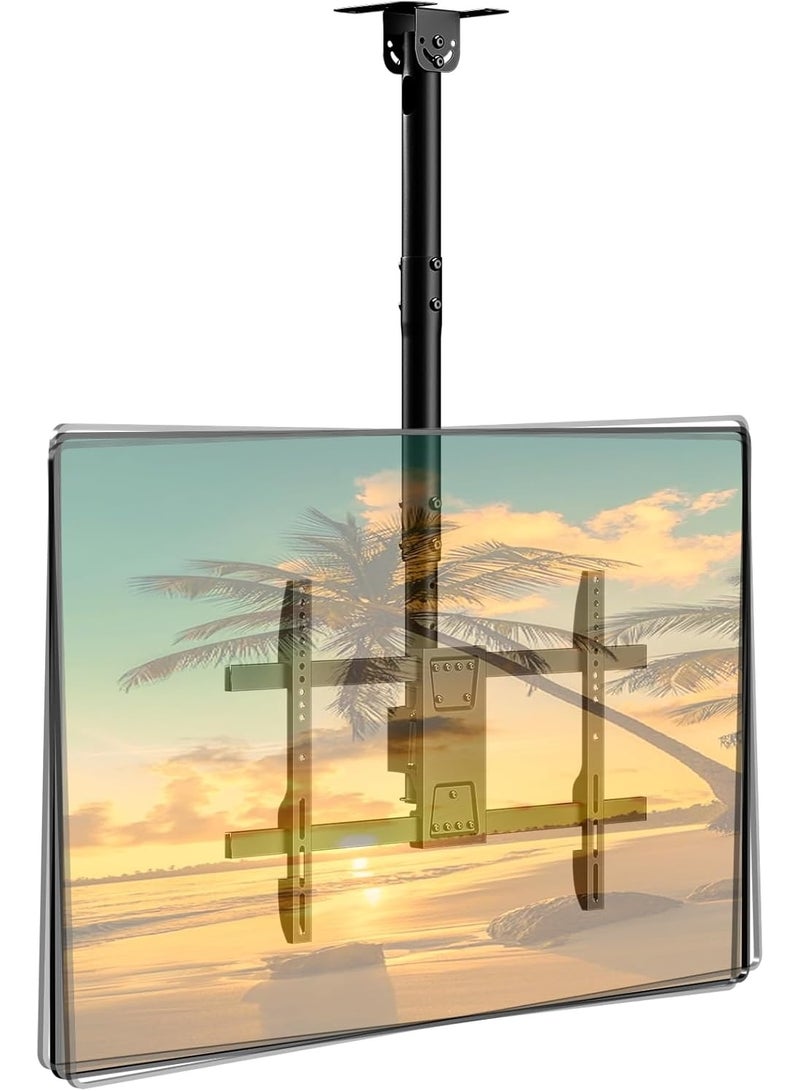 Ceiling TV Mount – Adjustable Hanging Bracket – Fits Most 43–86 Inch LCD, LED & OLED 4K TVs – Supports up to 132lbs, Max VESA Compatible - Image 1