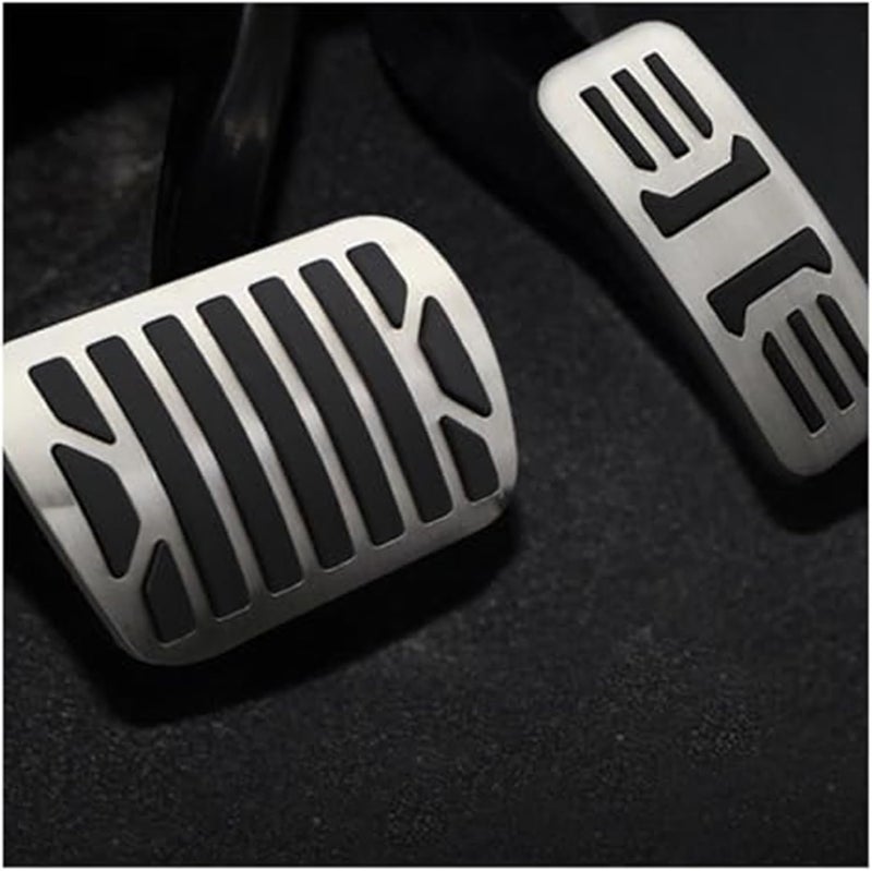 QASULER Stainless Steel Car Pedal Covers for Jaguar - Image 5