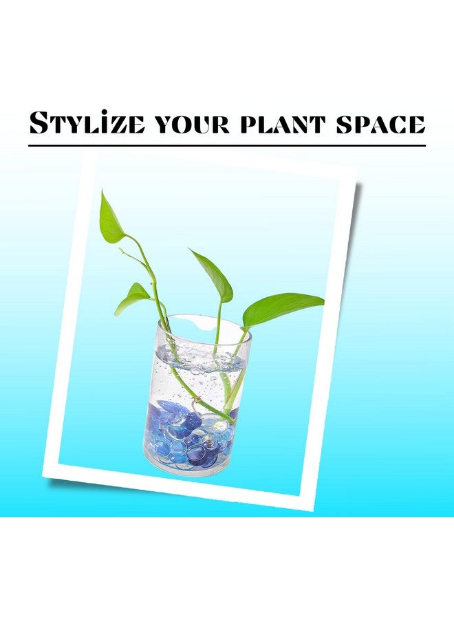 أحجار زجاجية لامعة مزخرفة (مزيج من الأحجار الزجاجية، 900 جرام) أحجار زجاجية ناعمة لامعة لأحواض السمك/أحواض الأسماك وأواني النباتات والحديقة والطاولة المنزلية والديكور الخارجي - Image 3