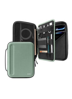 Tomtoc tomtoc EVA Portfolio Case for 10.9-inch New iPad Air 5th Gen 2022, 11-inch iPad Pro M1&M2 2018-2022, 10.9-in/10.2-in iPad 10/9, Carrying Storage Sleeve Bag with Accessories Compartment,Cactus Green  - Image 1