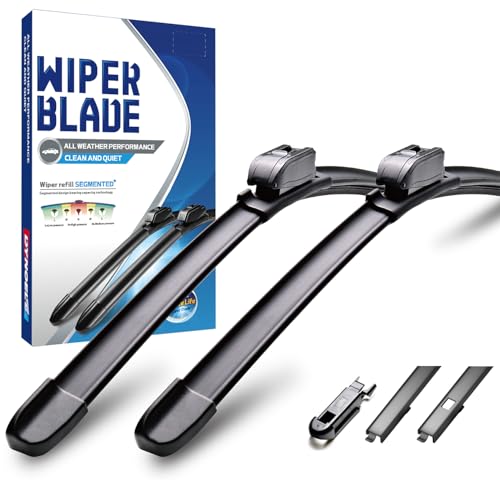 Dynoels Wiper Blades, 2 Windshield Wipers for Toyota Avalon 2019-2022, Camry 2018-2024, Highlander 2008-2019, 26" + 20" Automotive Replacement Windshield wiper blades - Image 1
