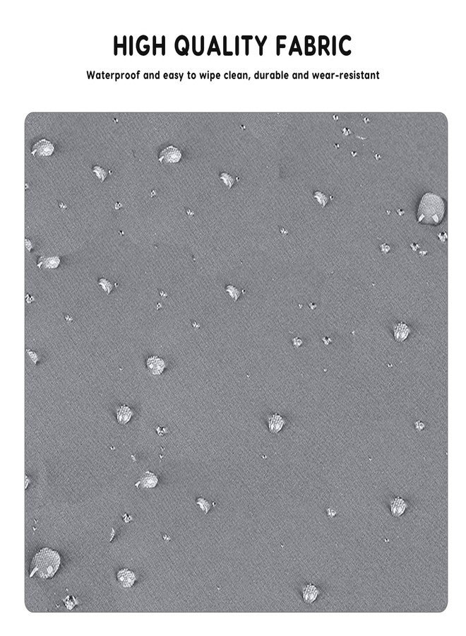 SONARIN Stylish Waterproof Diaper Bag Backpack Nappy Changing Bag Travel Mummy Bag with Changing Pad & Single Shoulder Strap(Grey) - Image 5