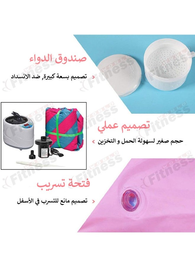 جهاز ساونا البخار المنزلية المحمولة قابلة للطي من فتنس وورلد