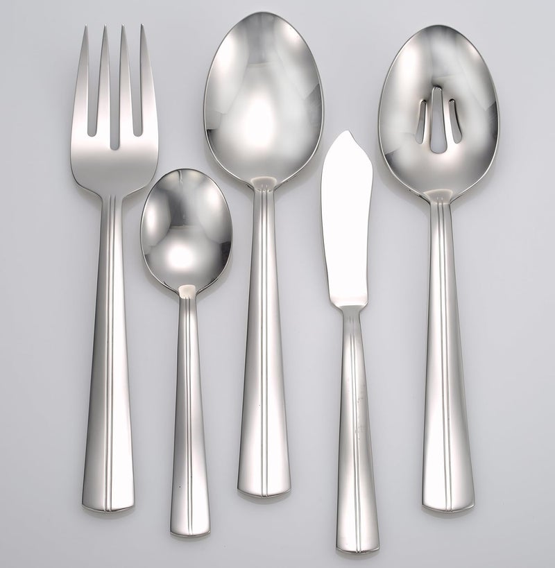 Liberty Tabletop Cedarcrest 65piece service for 12 1810 Flatware Set Includes Serving Pieces Made in USA - Image 2