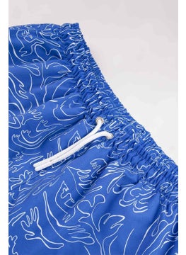 Gold Class Kidswear Wave Patterned Corded Lined Boy's Swim Shorts  - Image 3