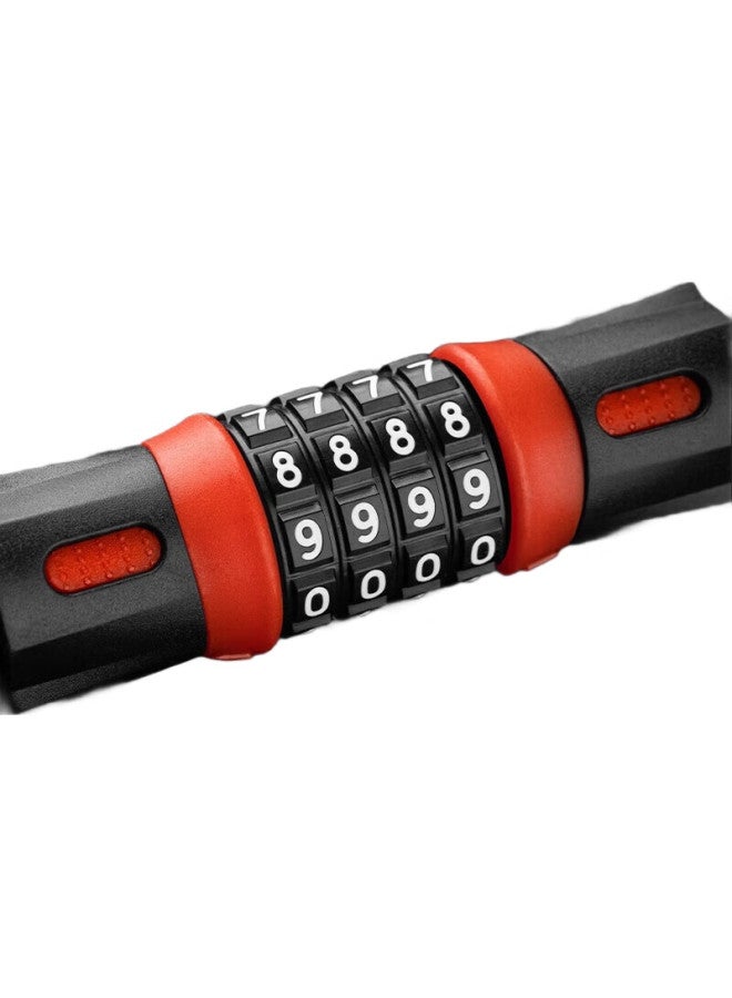 SolarStorm Bicycle Chain Lock, Mountain And Road Bike Four-Digit Combination Lock, Electric Motorcycle Anti-Theft Lock, 0.9 Meters - Image 3