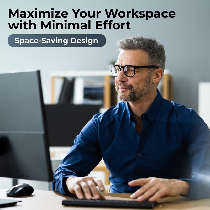 HumanCentric Mount Compatible with Dell OptiPlex Micro Form Factor Case, VESA, Under Desk and Wall Mount Fits MFF 3040, 3046, 3050, 3060, 3070, 3080, 5050, 5060, 5070, 7040, 7050, 7060, 7070, More - Image 4