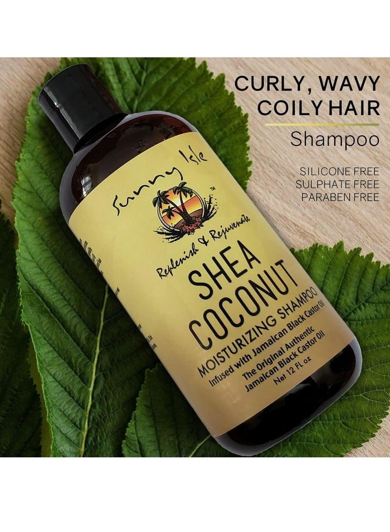 Sunny Isle Shea Coconut Moisturizing Shampoo - Image 4
