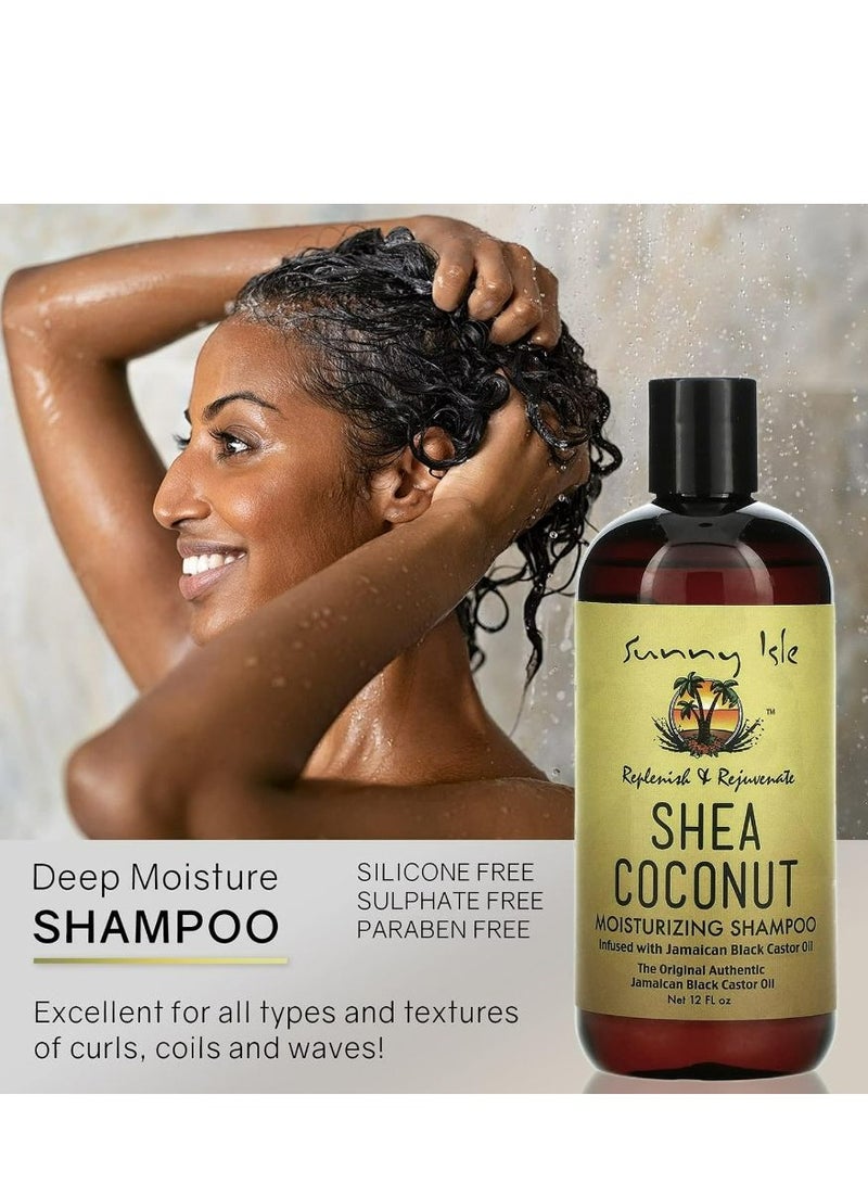 Sunny Isle Shea Coconut Moisturizing Shampoo - Image 3