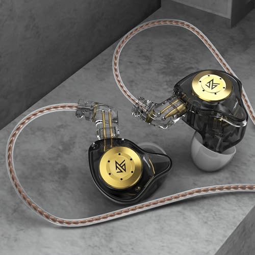 BZINK KZ EDX PRO IEM Wired Headphones,KZ in Ear Monitor with New 10mm Dynamic Driver Earbuds,1DD HiFi Deep Bass Earphones with Detachable Cable for Musicians,Singer,Audiophiles - Image 3