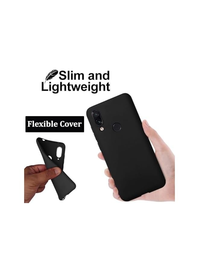 erorex 3E / P20 Lite Silicone Case Matte Black Soft TPU Ultra-Thin Flexible Protective Mobile Phone Back Cover - Image 2