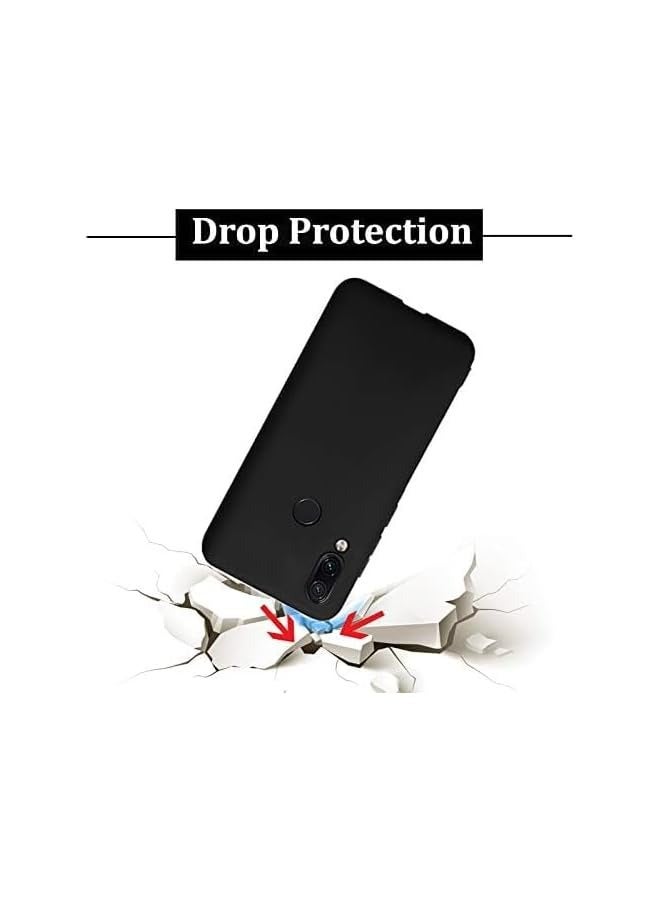 erorex 3E / P20 Lite Silicone Case Matte Black Soft TPU Ultra-Thin Flexible Protective Mobile Phone Back Cover - Image 3