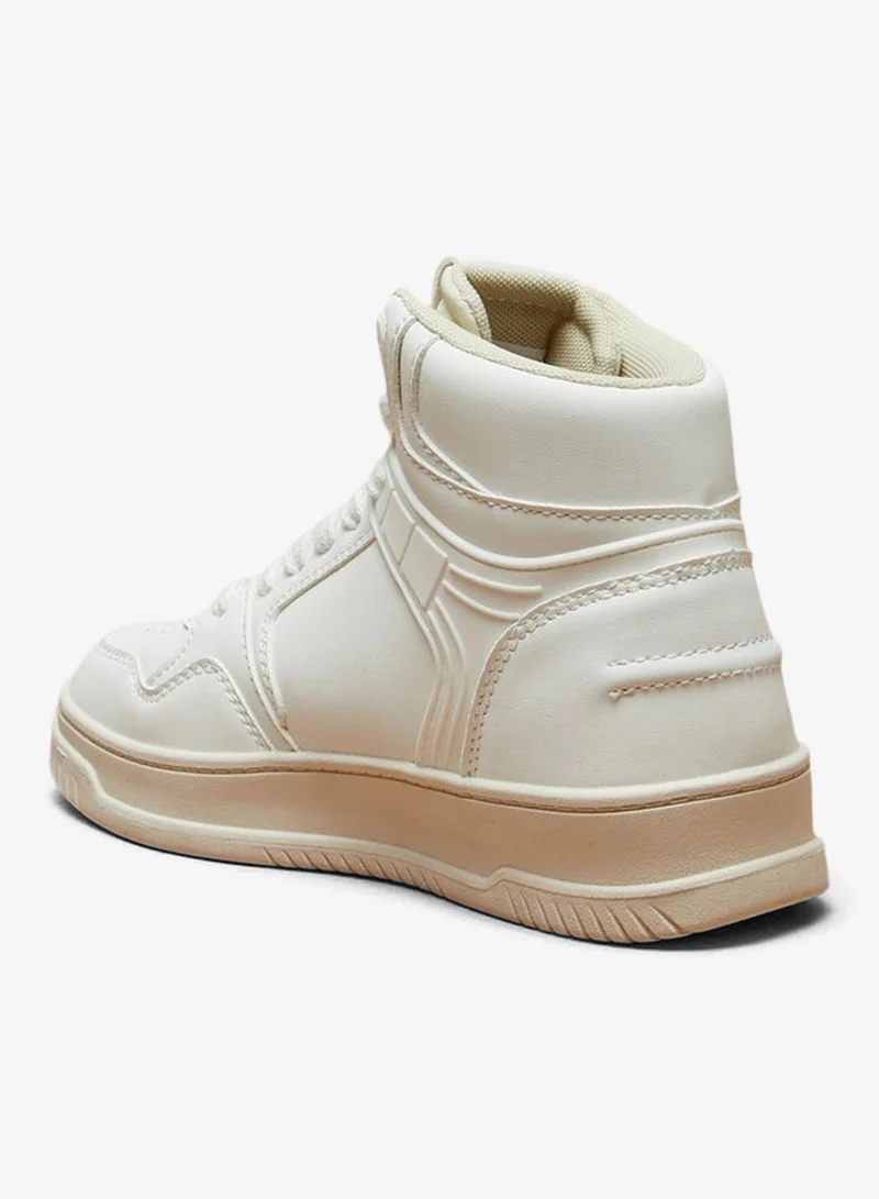 ميسي سنيكرز نسائي سادة هاي توب برباط