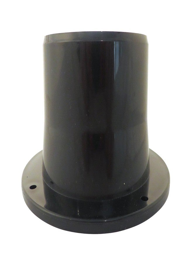 Taytools 734579 3.75" Diameter x 2.5" Tall ABS Plastic Dust Port Flange with 2.5" OD Opening for Dust Collector Systems 73457 - Image 1