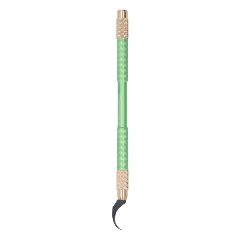 4PCS Thin Repair Blades with Handle BGA Maintenance Knife Multifunctional CPU Glue Remover Tools Green - Image 3
