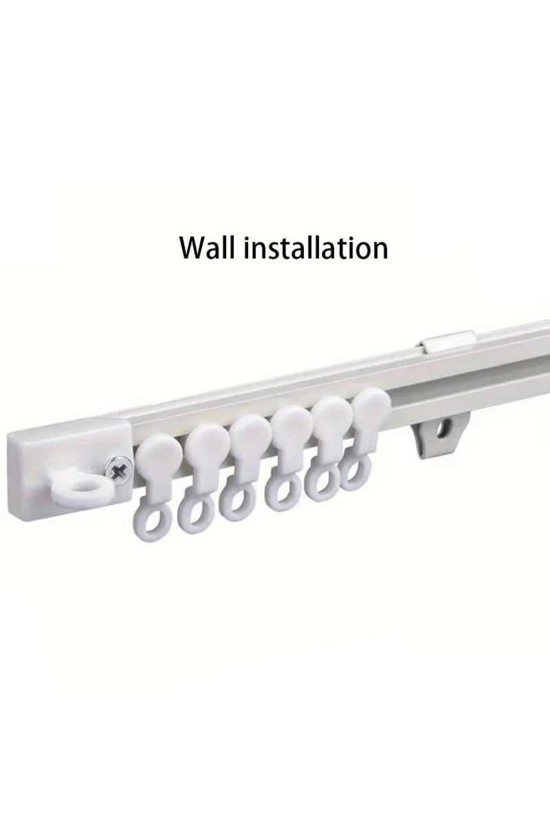 600cm Wall installation Self Adhesive Or Perforated Dual-purpose Curtain Track Ceiling Or Wall Mount
