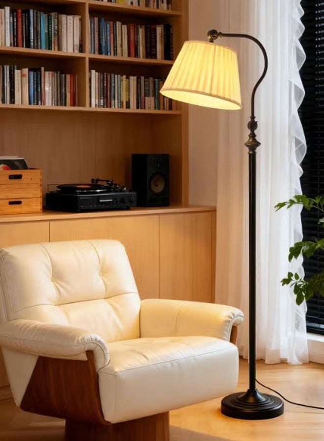 كيلا مصابيح أرضية، مصباح أرضي ثلاثي الألوان لغرفة المعيشة وغرفة النوم بجانب السرير، مصباح طاولة عمودي كلاسيكي لغرفة المعيشة والدراسة في الفندق مع طاولة قهوة باللون الأسود 156 سم، مصباح، ابجوره طويله ارضيه اباجورة اضاه، ابجورة ارضيه، ابجورة ارضية، مصابيح ارضيه، مصابيح، ابجورات ارضيه - Image 4